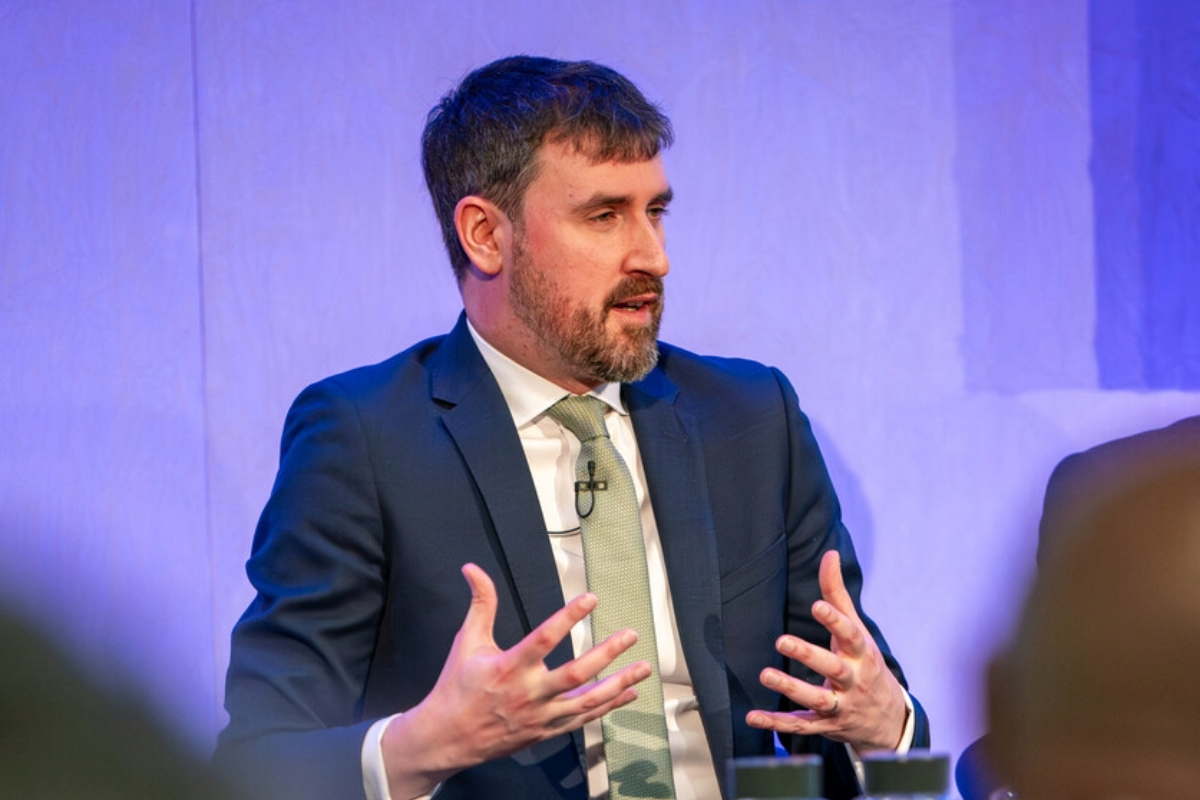 Jamie Cater speaking on panel