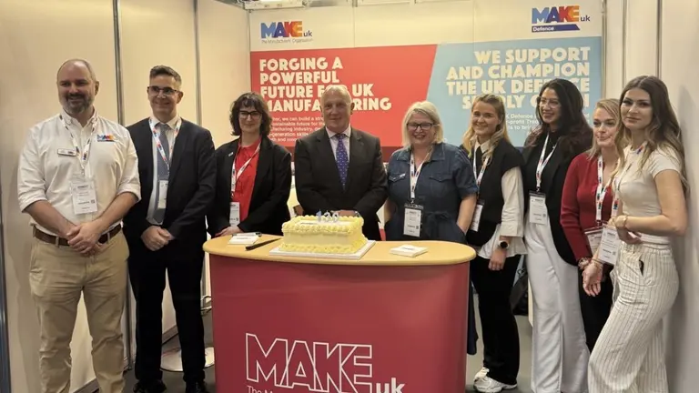 Group of Employees at Make UK stand at MACH 2026