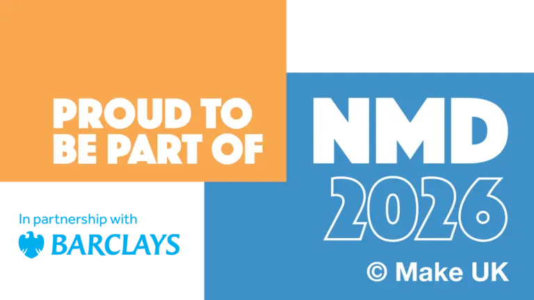NMBD 2026 logo with blue and orange background and white text