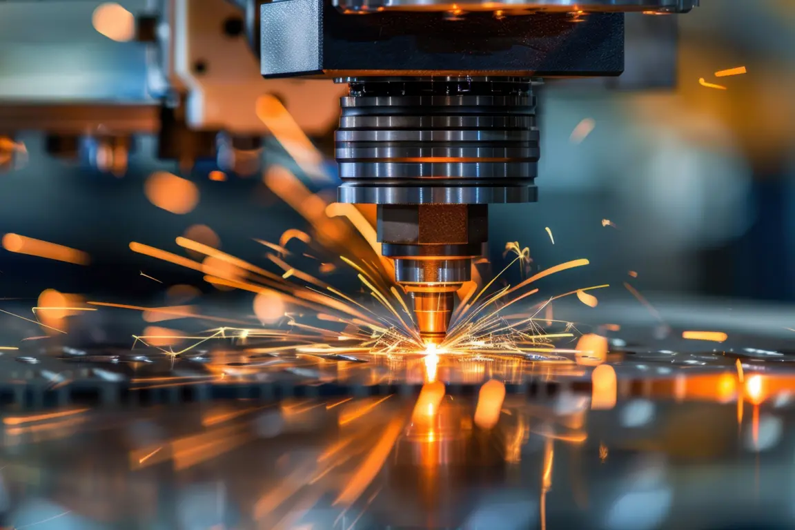 Laser cutter sparks