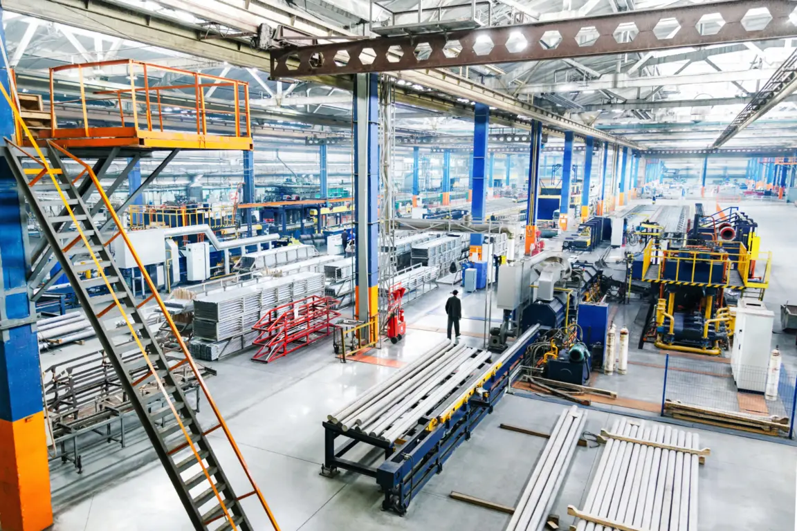 Manufacturing facility warehouse