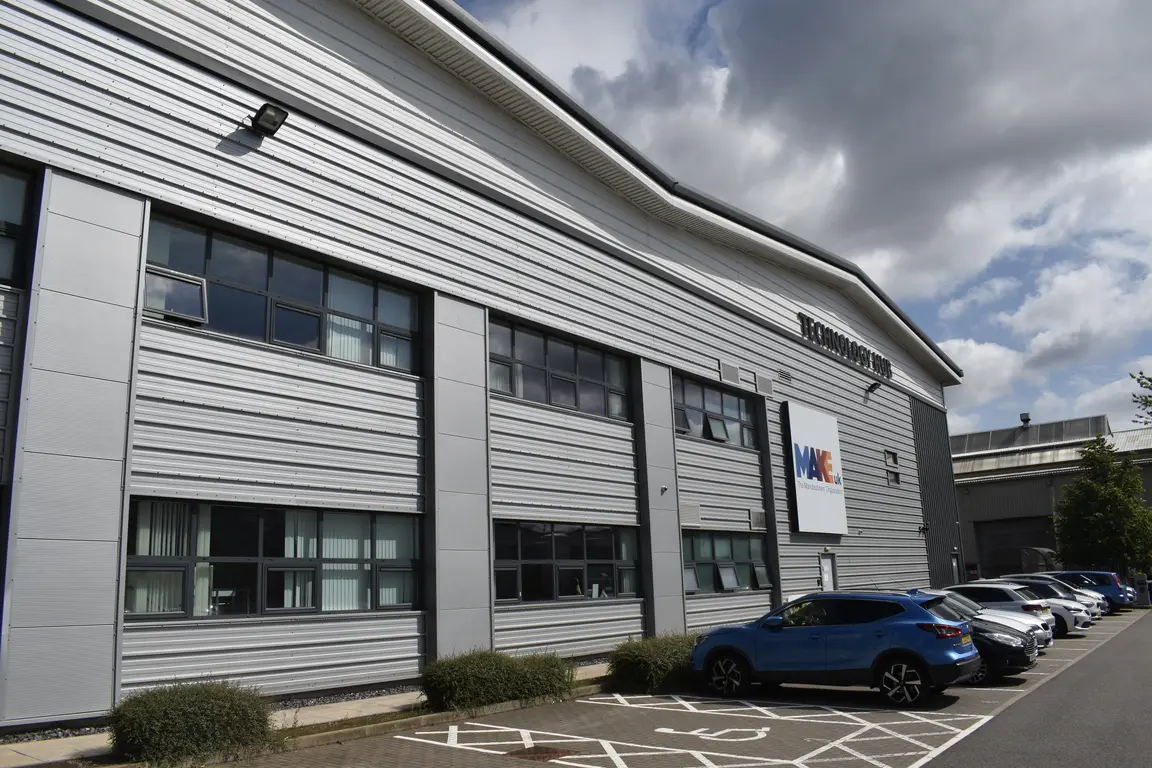 The Make UK Tech Hub In Aston, Birmingham.