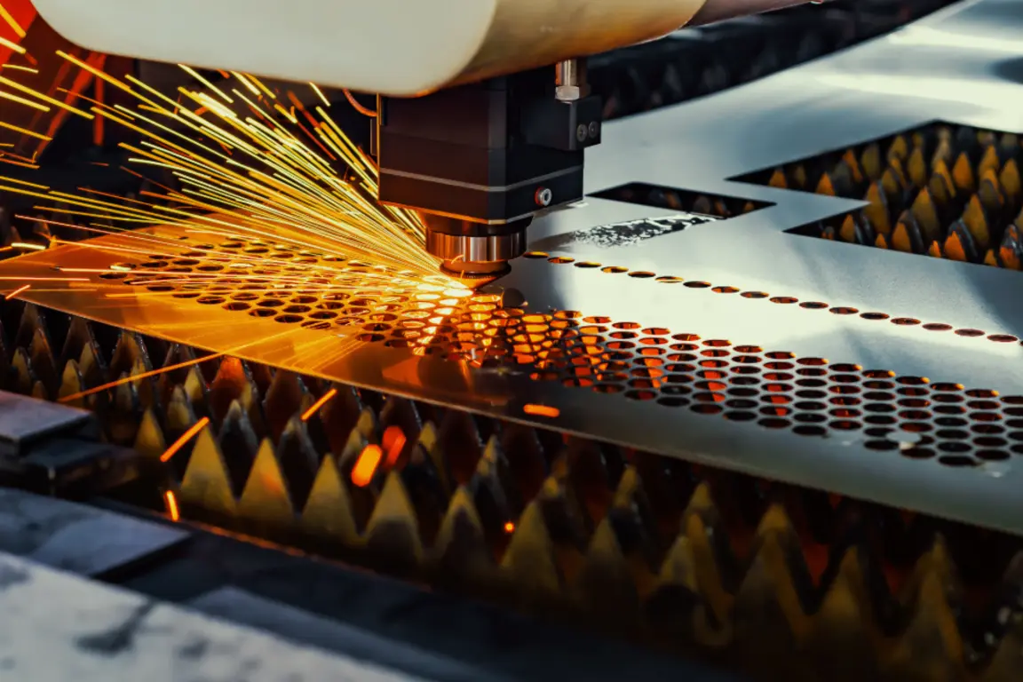 Image of laser-cutting machine