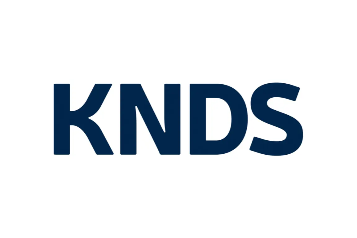 KNDS logo displayed in dark blue font.