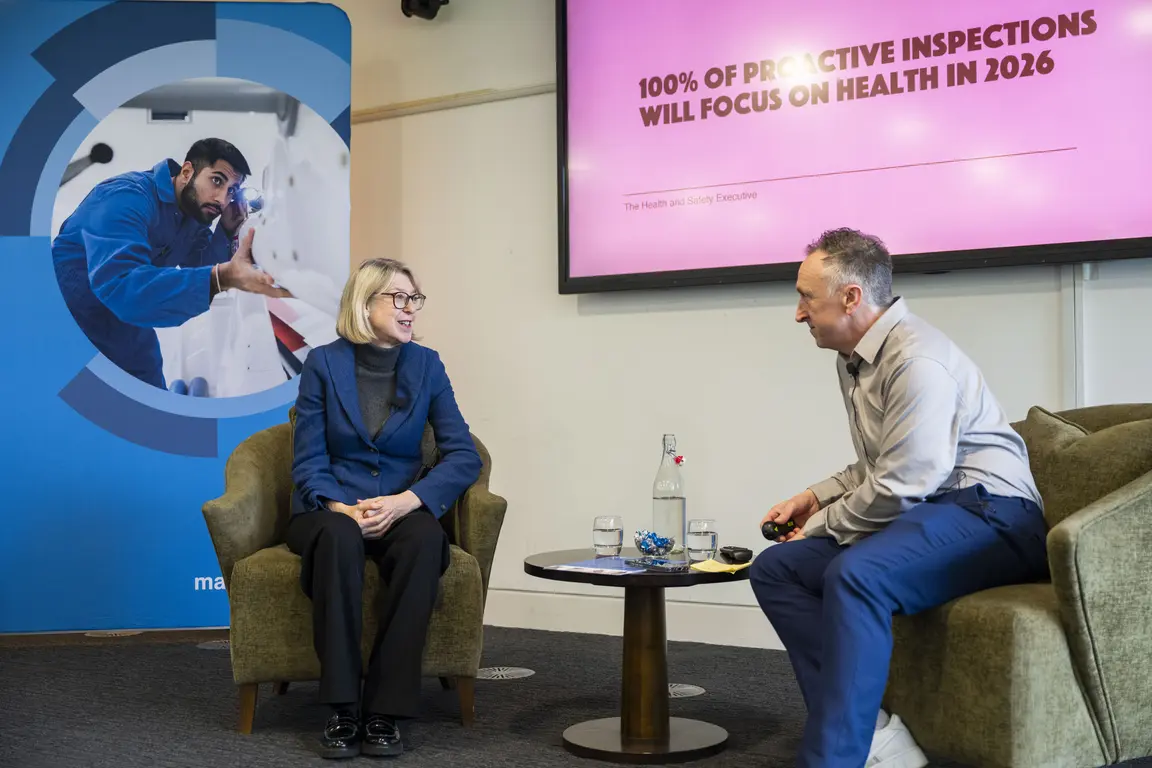 A live discussion on the future of AI and its role in health and safety at Make UK.