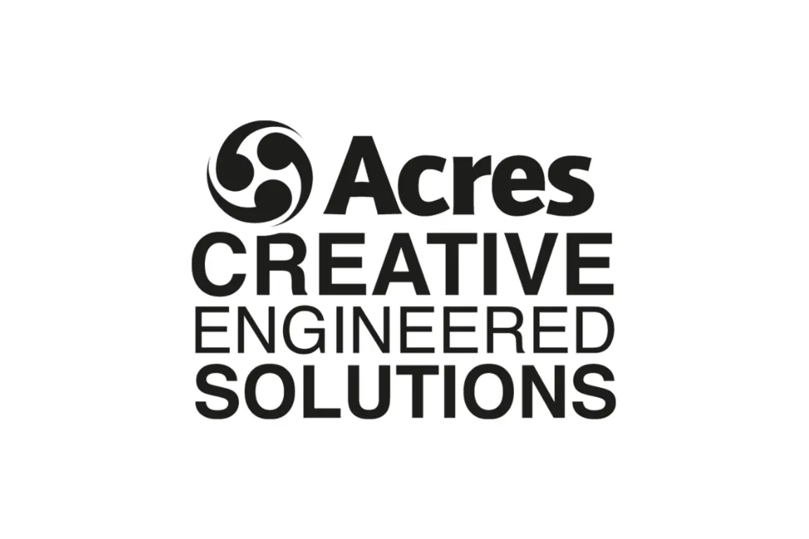 Acres Creative Engineered Solutions logo with a circular icon.
