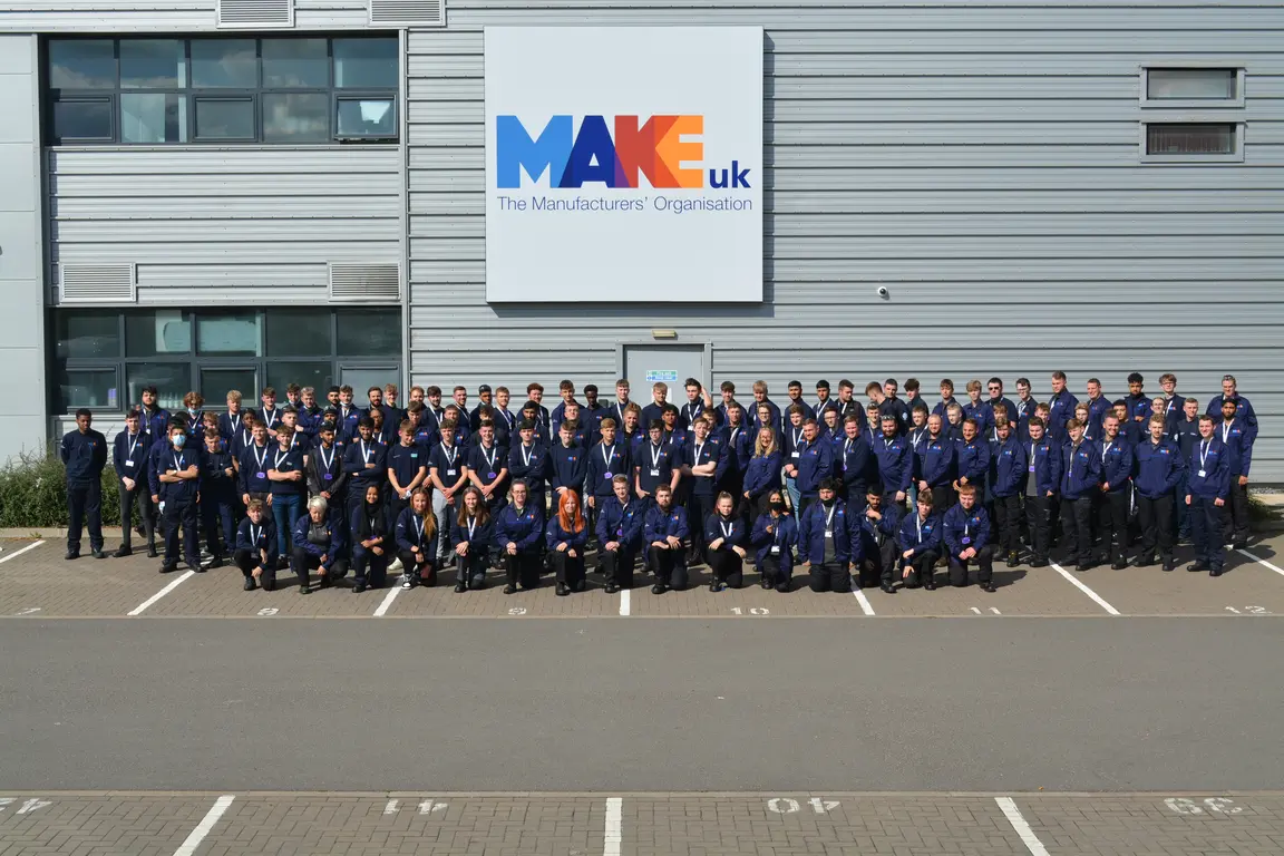Make UK Apprentices posing for the camera.