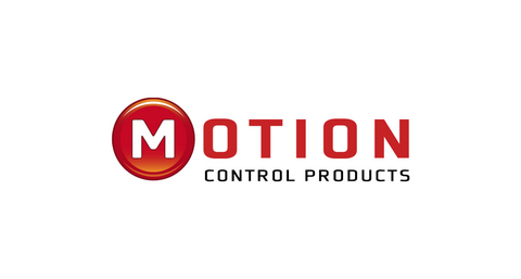 Red circle logo with the word Motion in red.