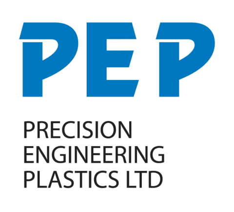 PEP Precision Engineering Plastics Ltd logo in blue font.