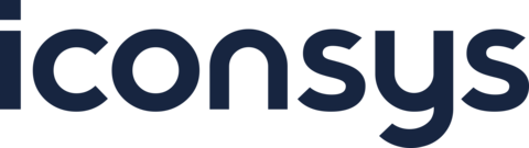 Iconsys in blue font