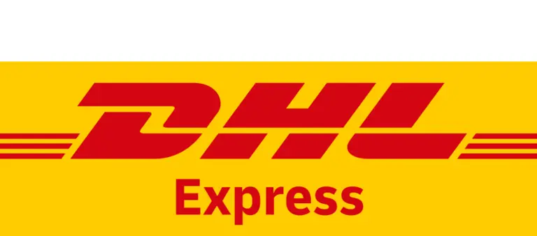 DHL logo with padding