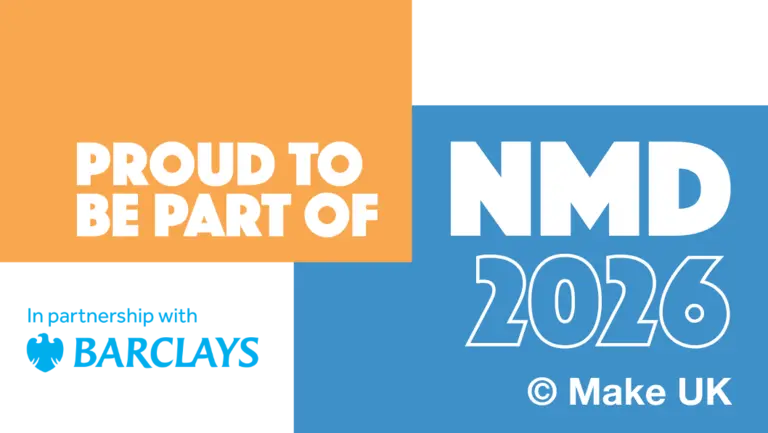 NMBD 2026 logo with blue and orange background and white text