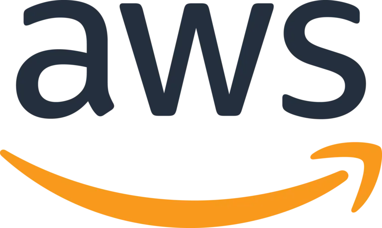 Amazon Logo spells out AWS